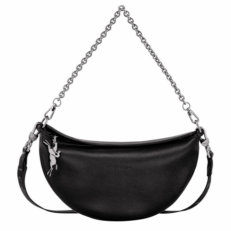 Black Longchamp Smile S Crossbody Bags Women's Shoulder Bags